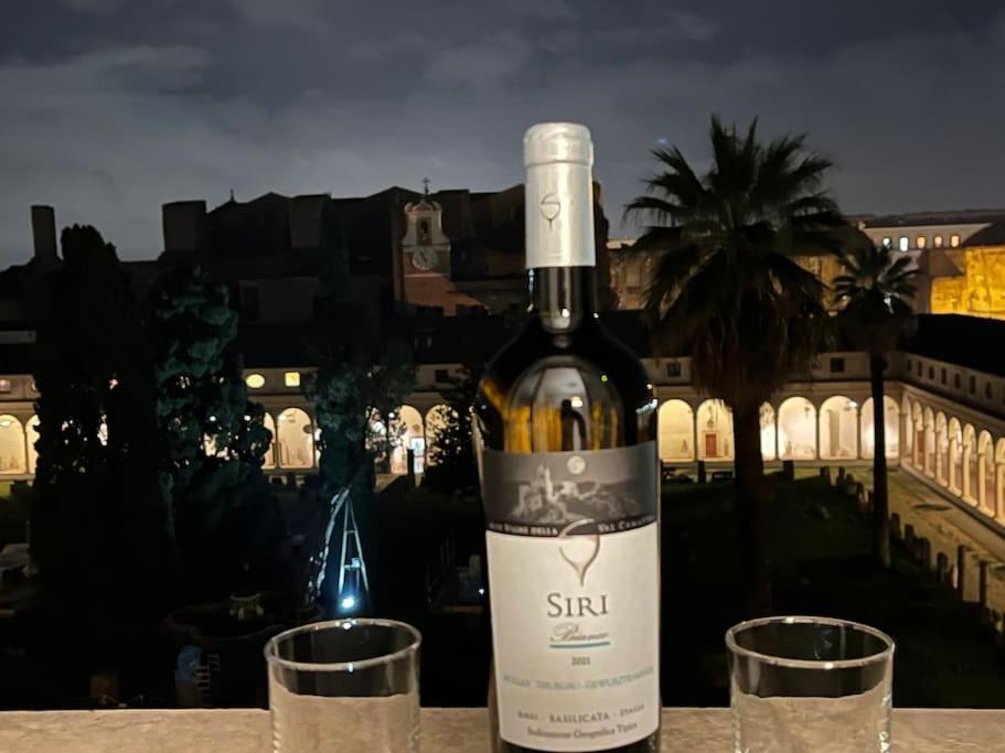 Camera X2 Con Magnifica Vista Sul Chiostro Di Michelangelo E Le Terme Di Diocleziano Roma Ngoại thất bức ảnh