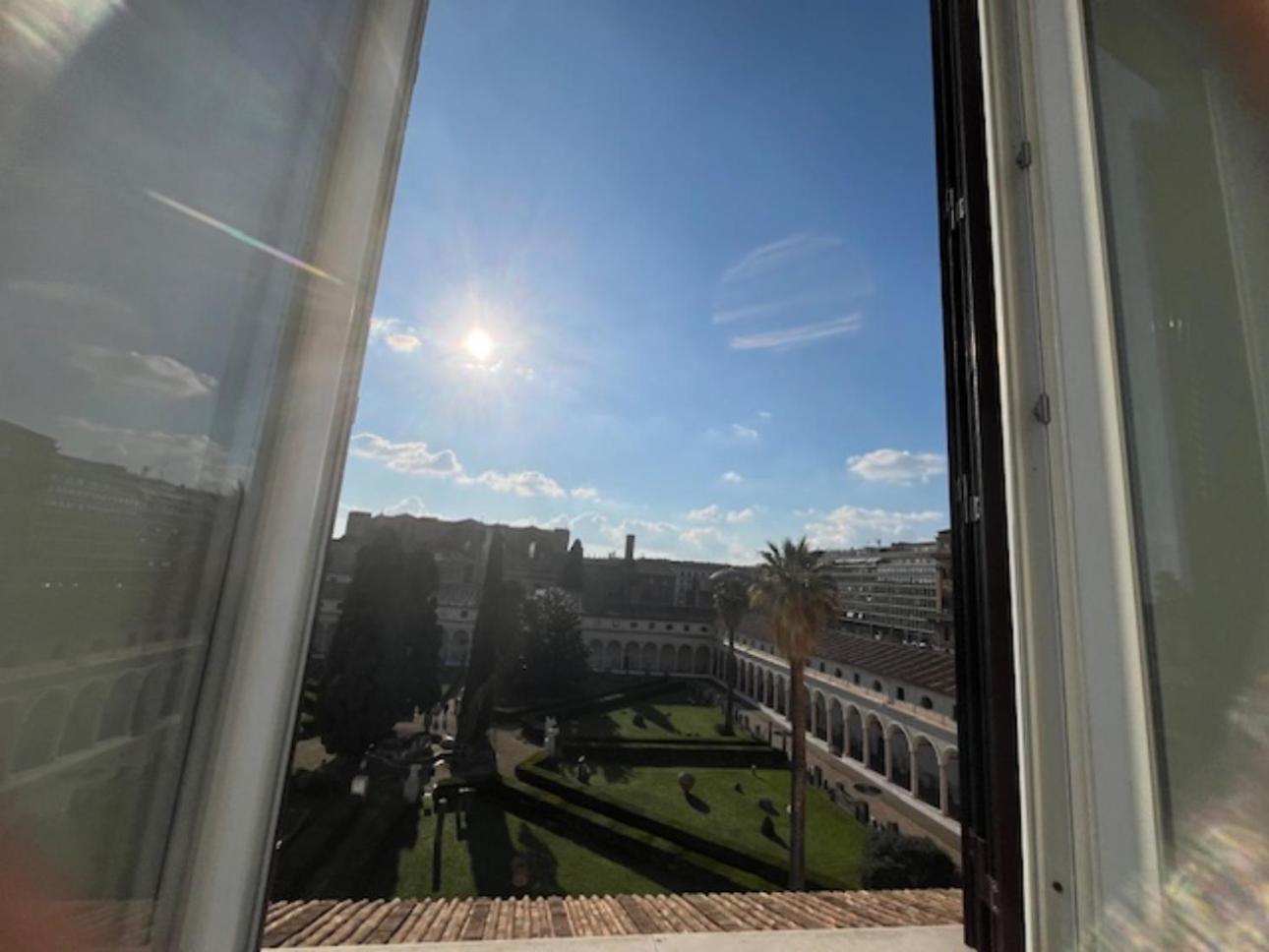 Camera X2 Con Magnifica Vista Sul Chiostro Di Michelangelo E Le Terme Di Diocleziano Roma Ngoại thất bức ảnh